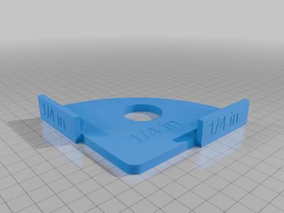 Router Template Radius Guides