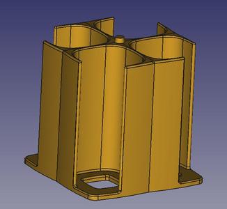 Support pots de yaourtière