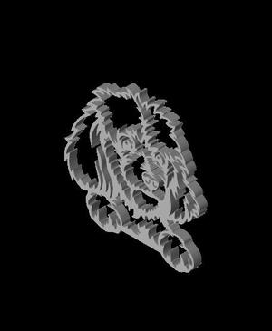 poodle paws.stl