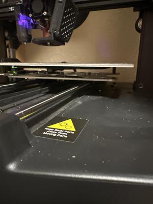Ender V3 SE with K1 hotend vent ring