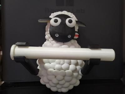 Sheep toilet paper, shaun inspired 