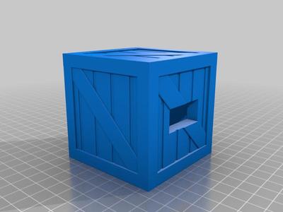 Wooden Storage Box Desk Clock