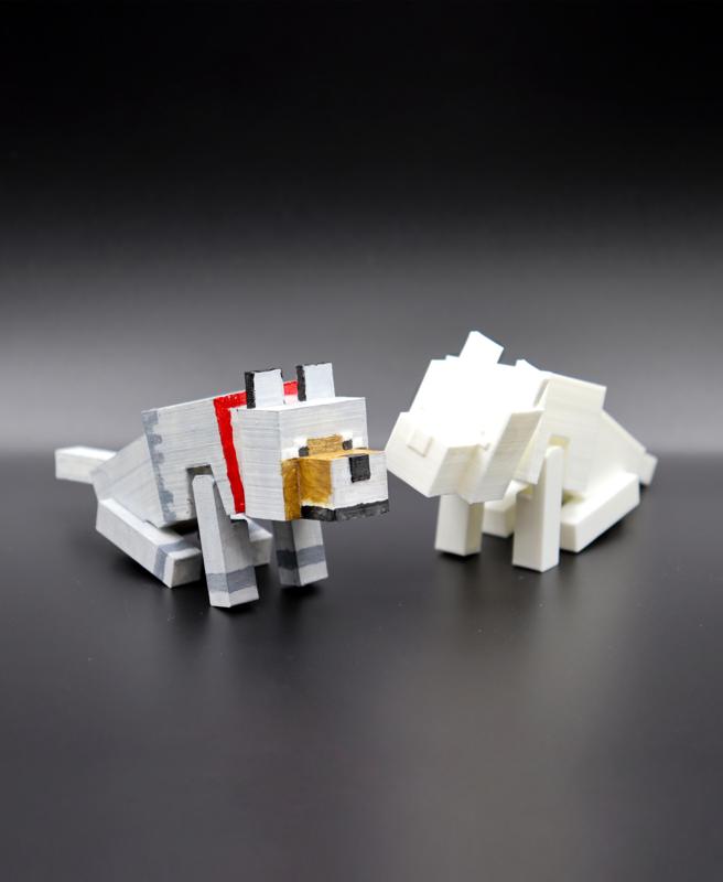 Tamed wolf articulated