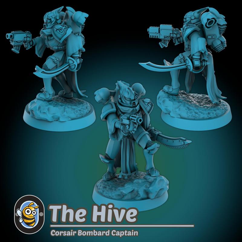 Corsair Bombard Captain (Presupported)