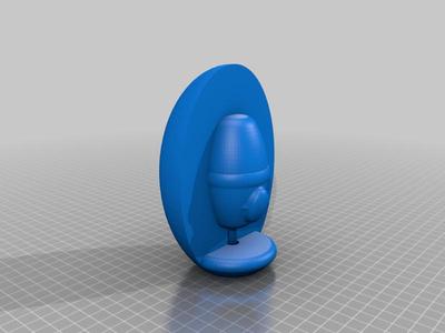 Hazbin Hotel Youtube Pilot - Alastor Staff 