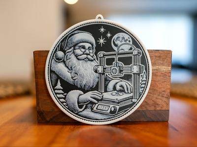 3D printing Santa Christmas Ornament decoration