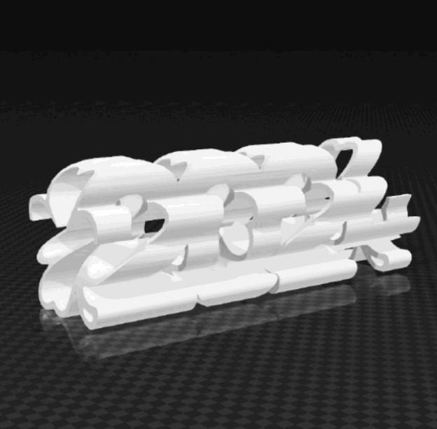 Happy new Year 2024  flip figurine