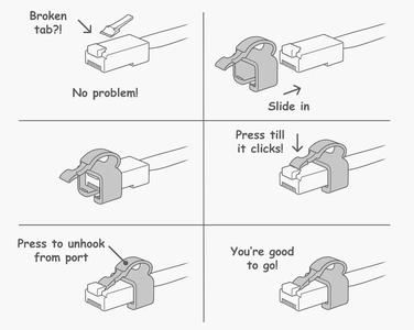 ez-print rj45 repair clip - no supports