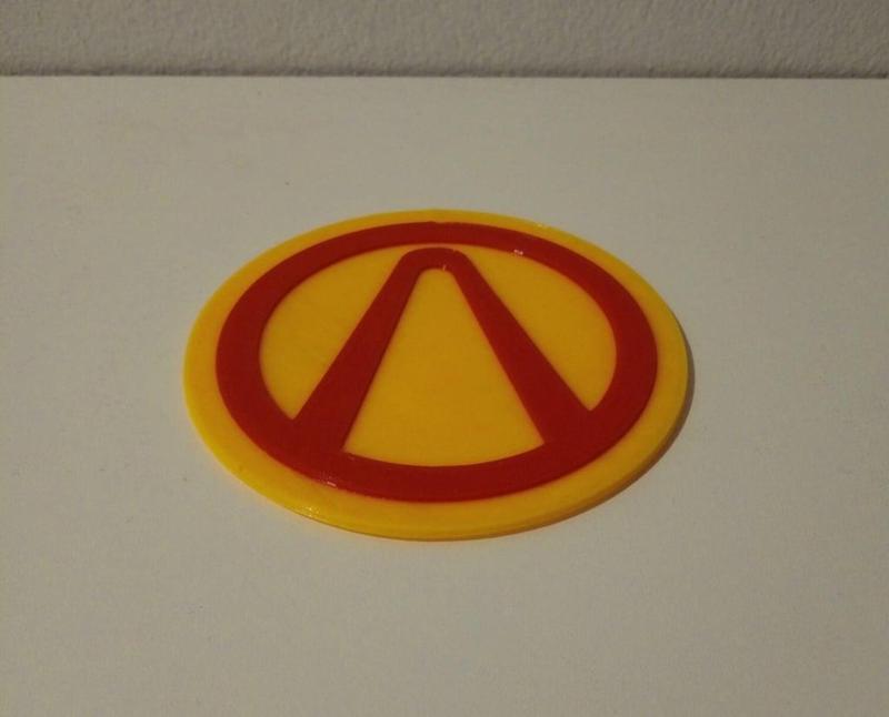 Drink Coaster - Borderlands Vault Symbol