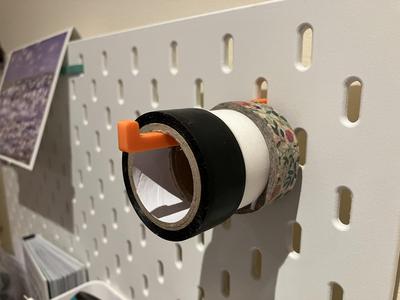Simple skadis tape holder