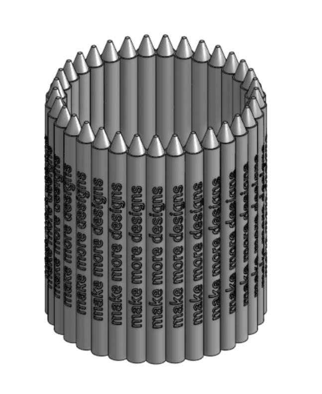 Small Crayon Cup Organizer