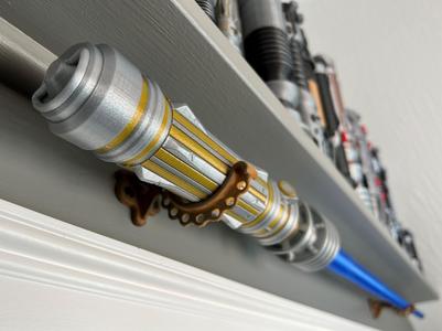 Steampunk Lightsaber Bracket