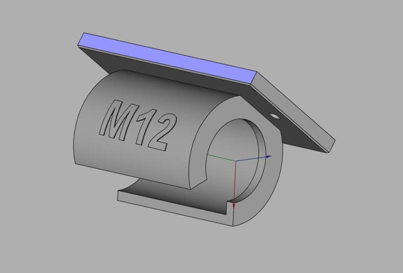 M12 impact tool hanger