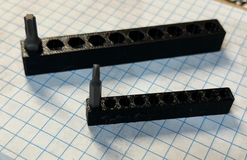 Hex Bit Holders - 1/4" and 4mm in TPU