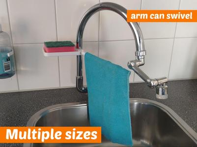 Faucet shelf and Dishcloth hanger