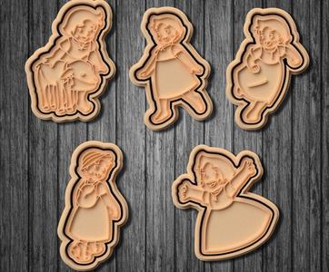 Heidi Cookie Cutter Set of Five