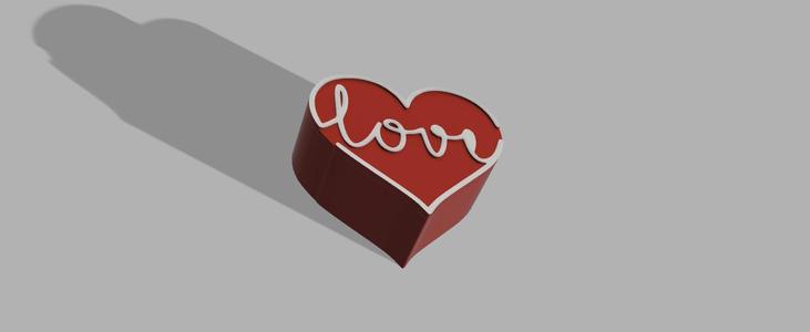 Love heart box