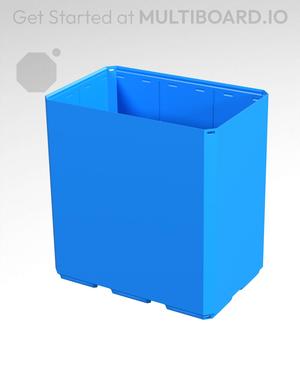 3x2x3 - Simple Walls - Universal Click-In Multibin Shell Extension