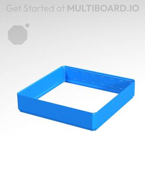 4x4x0.75 - Simple Walls - Standard Click-In Multibin Shell Extension