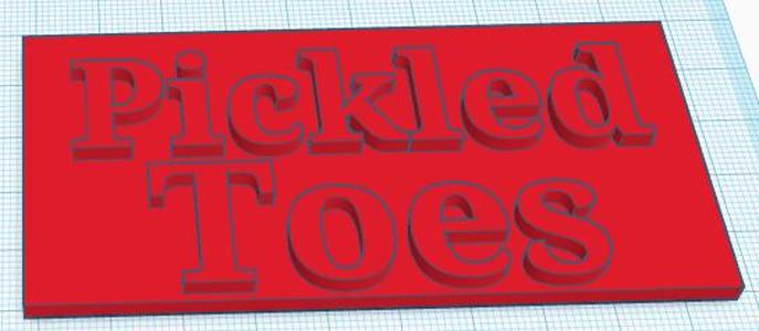 Pickled Toes Sign