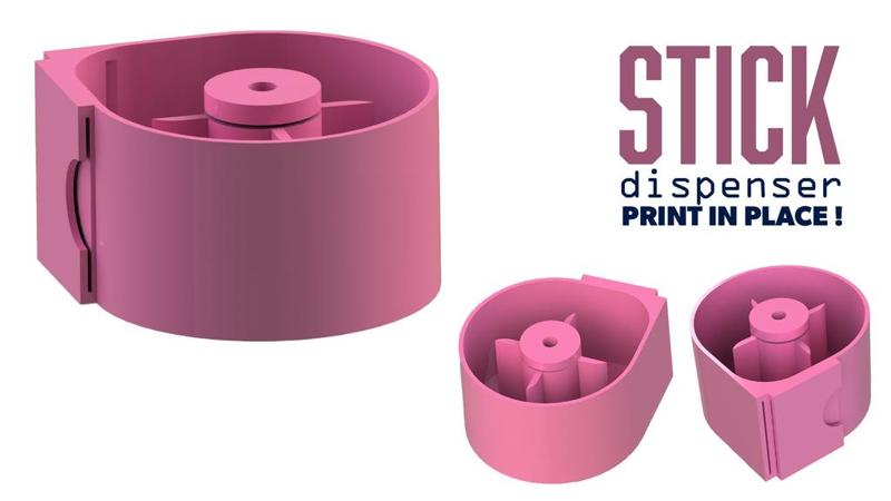 Stick dispenser (print in place)