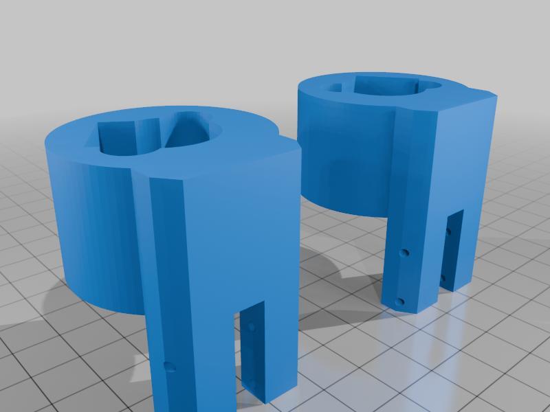 RC Snow Tracks - Antirotation Axial Ryft rear 