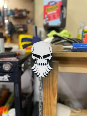 Bearded Skull Hitch Cover