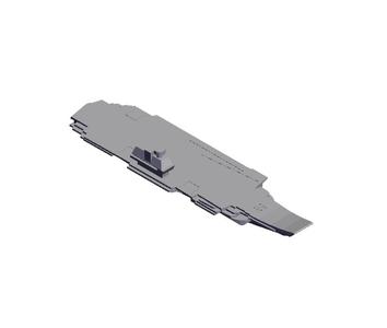 1/1250 Scale Russian Aircraft Carrier Ulyanovsk.stl