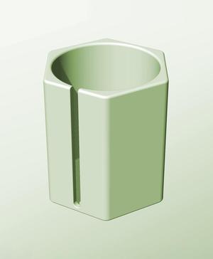 CH128-170-S Stacking slotted module bin for modern home decor