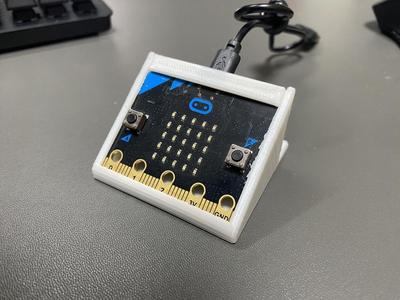 tilted microbit stand