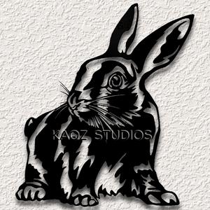 bunny wall art rabbit wall decor easter decoration farmhouse ranch