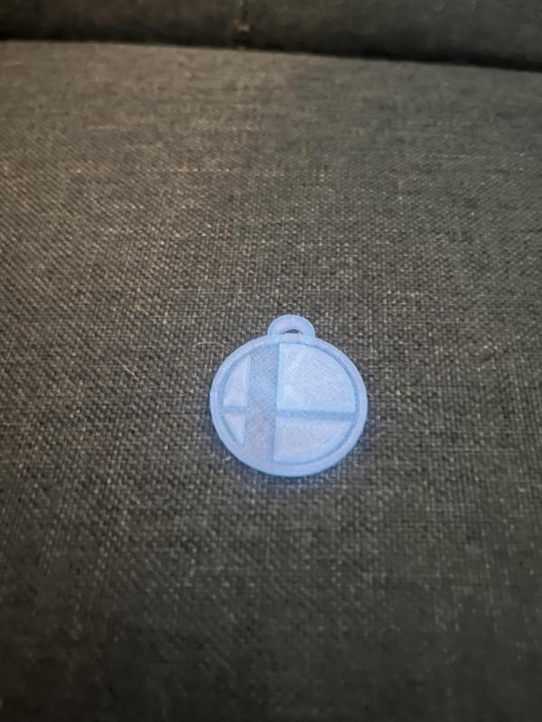 smash bros power keychain
