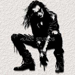The Crow wall art Brandon Lee wall decor Movie Fan Art decoration