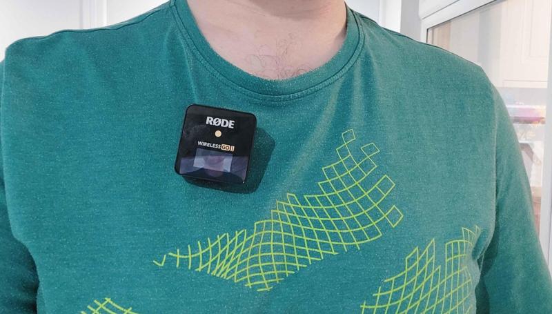 Magnetic Microphone clip (compatible with Rode Wireless Go II)