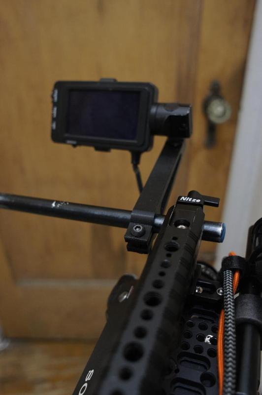 Sony FS7 monitor arm: long and short