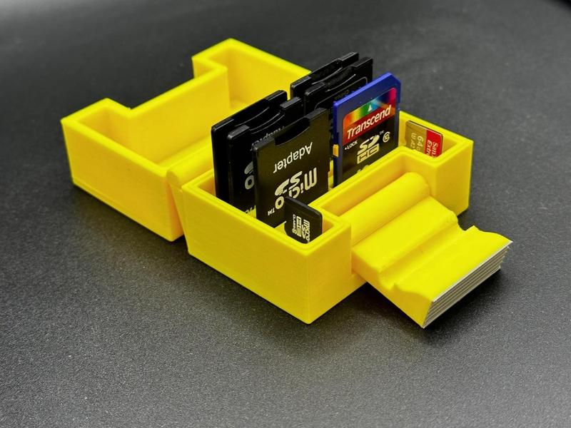 SD Card Keeper Storage Box for SD Cards small&fine