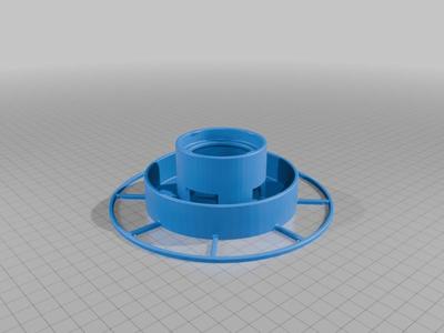Bird Feeder Base for 2inch glass jar
