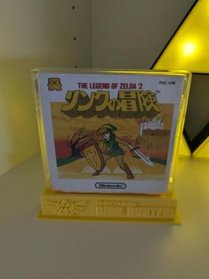 FDS Famicom disk clear case stand