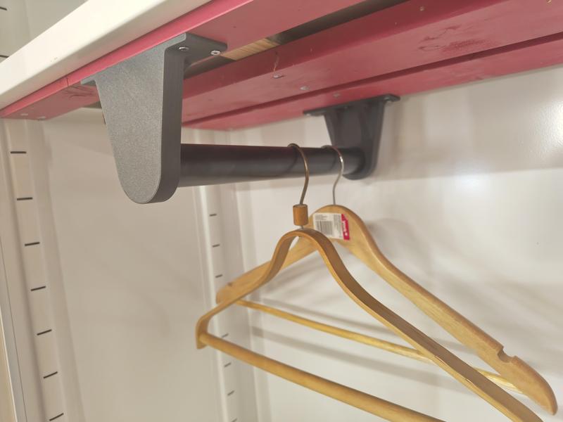 Coat hanger hanger - ceiling mountable