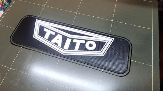 Taito Arcade Coin Door Logo Plaque