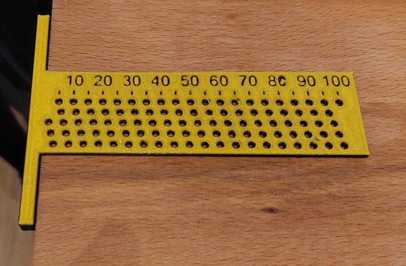 Marking ruler 100 mm
