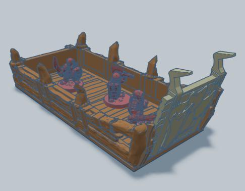 Orc Siege Raft 10mm