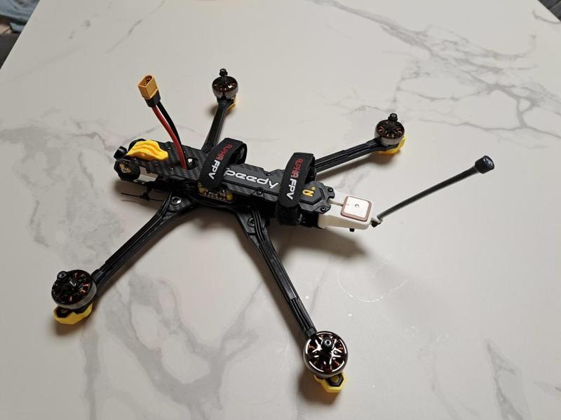 Straight GPS mount for drone / quad 