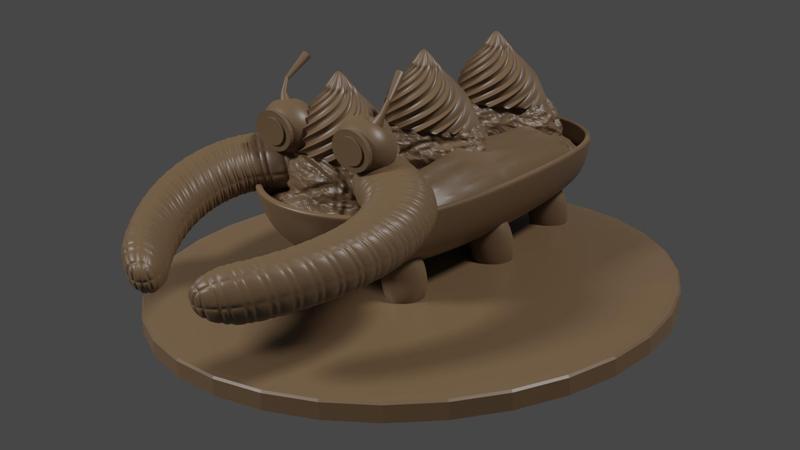 Bugsnax  inspired, Scoopy  Banoopy, Tabletop DnD miniature