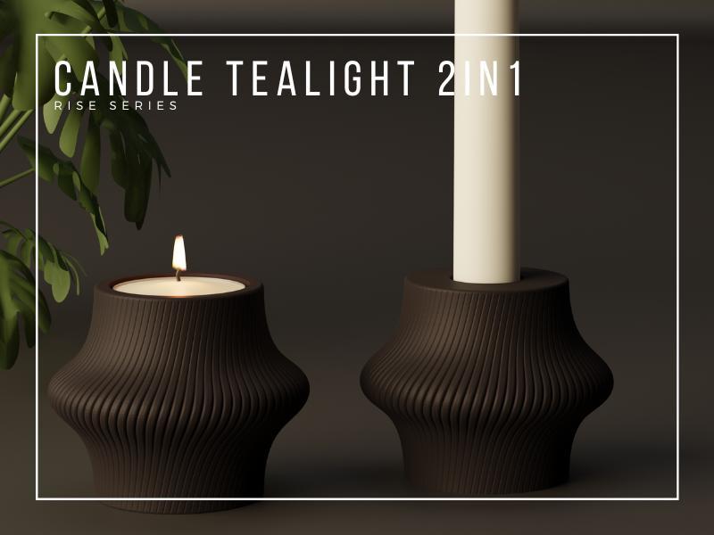 Dual Use Candle Tealight - RISE Series