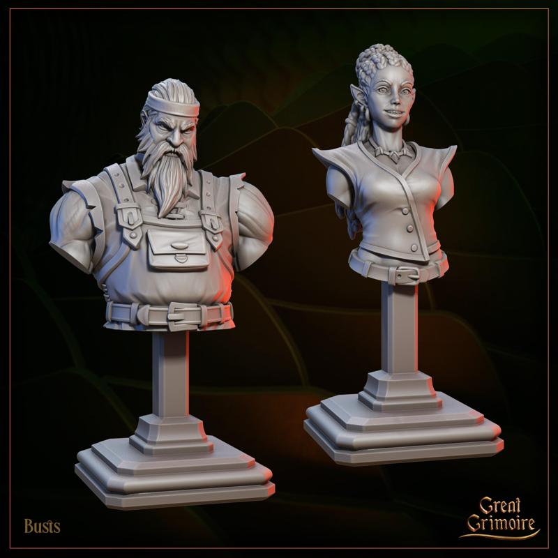 Bust of Aira and  Roran