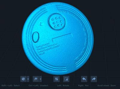 Rauchmelder 3D Scan