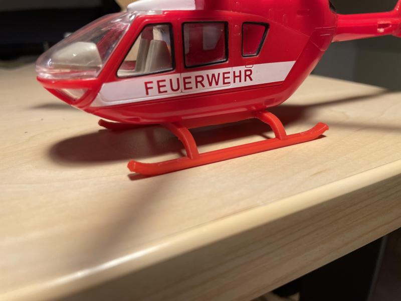 Spare parts for a toy helicopter