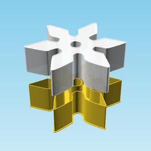 Shuriken 0076, nestable box (v2)