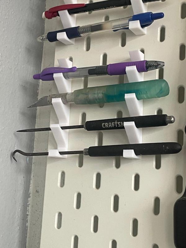 Pen holder for Peg board